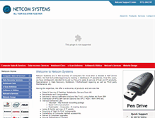 Tablet Screenshot of netcom.co.in