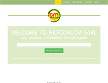 Tablet Screenshot of netcom.cm